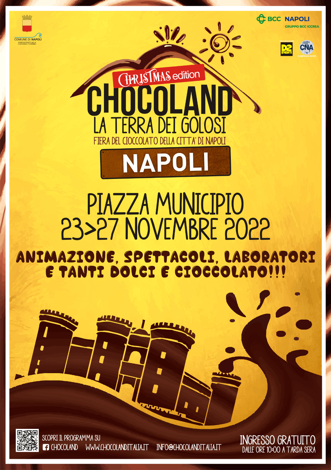 Chocoland Napoli – dal 23 al 27 novembre 2022