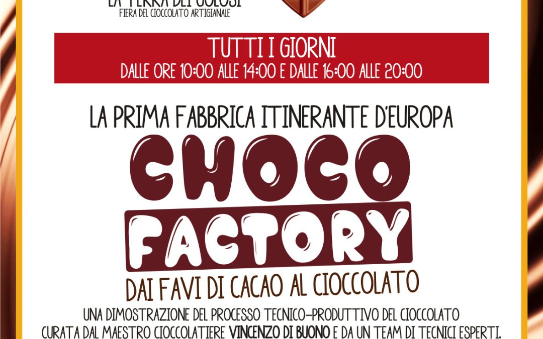 Chocoland Vomero 10-13-14 Febbraio Corsi per le scuole