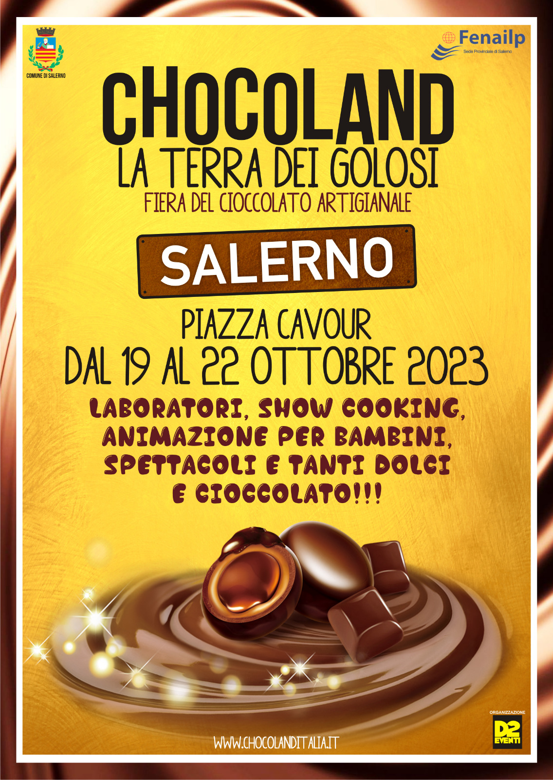 Chocoland Salerno dal 19 al 22 Ottobre 2023