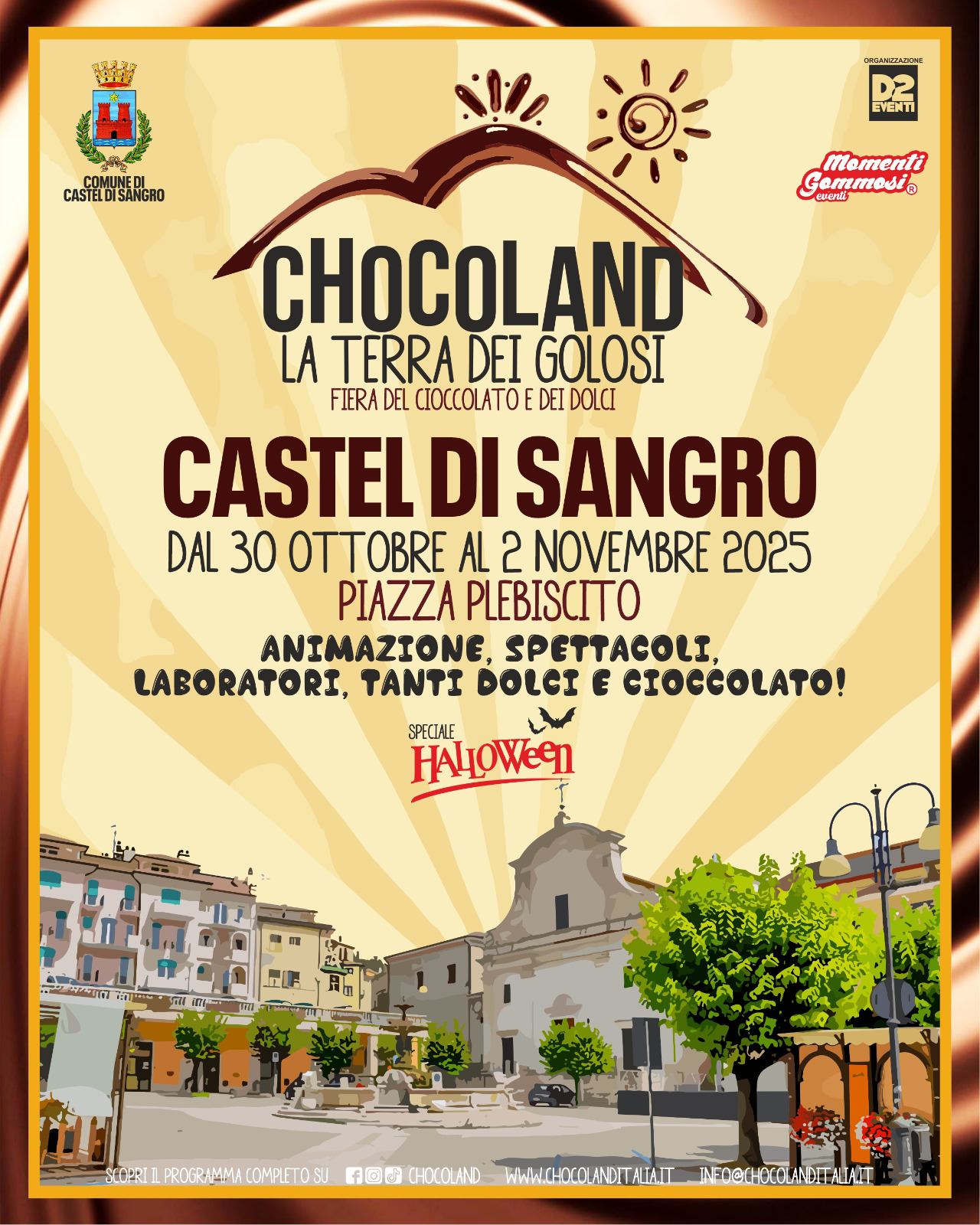 CHOCOLAND CASTEL DI SANGRO 30 OTTOBRE 2 NOVEMBRE 2025